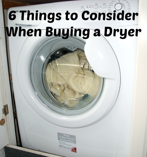 6 Things to Consider When Buying a Dryer