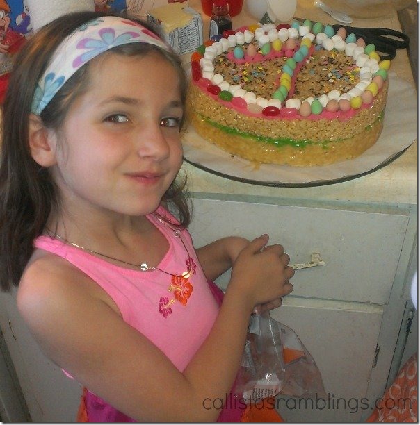 Kelloggs Rice Krispie Cake | Callista's Ramblings