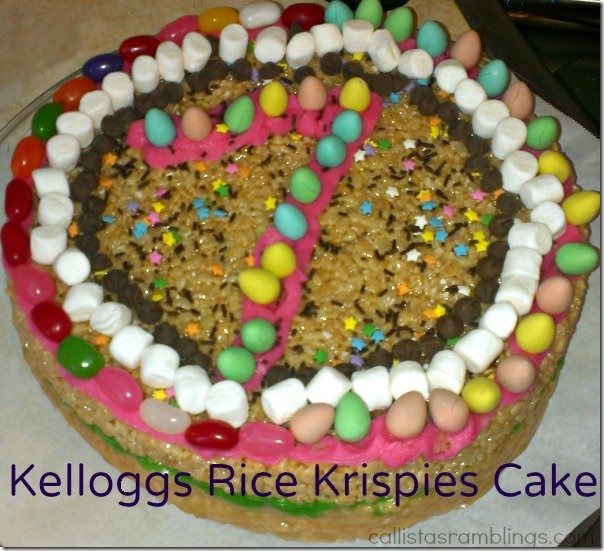 Kelloggs Rice Krispie Cake | Callista's Ramblings