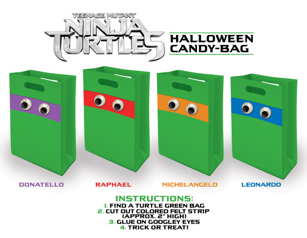 TMNT Candy Bags