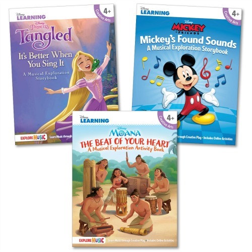 Disney Learning with Hal Leonard - Three Books to learn for musical exploration and fun