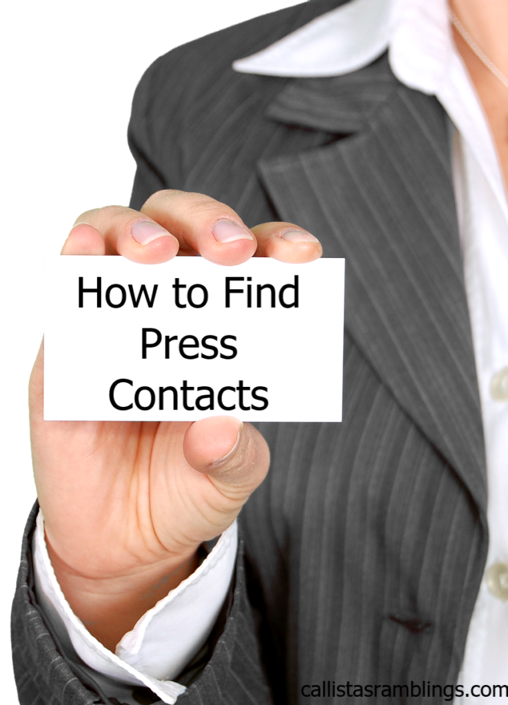 This is for bloggers who want to find press contacts. I share how I find press contacts and I'll give some advice on what to say.