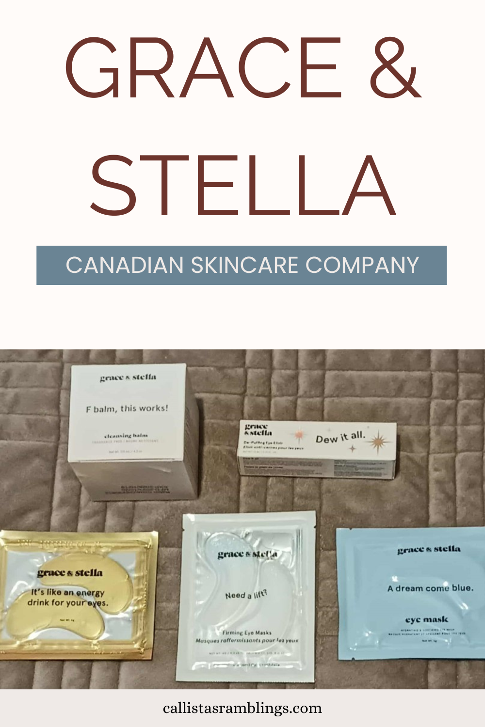 Grace & Stella Skincare Company - Support Canadian