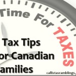 Tax Tips for Canadian Families