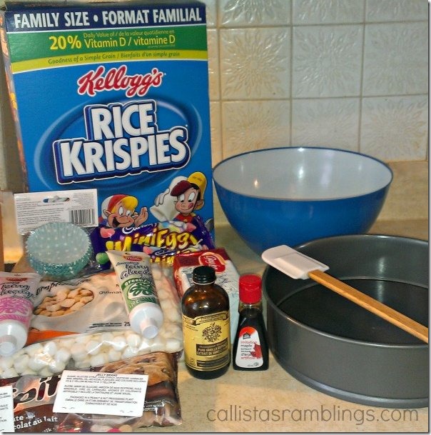 Kelloggs Rice Krispie Cake - Callista's Ramblings
