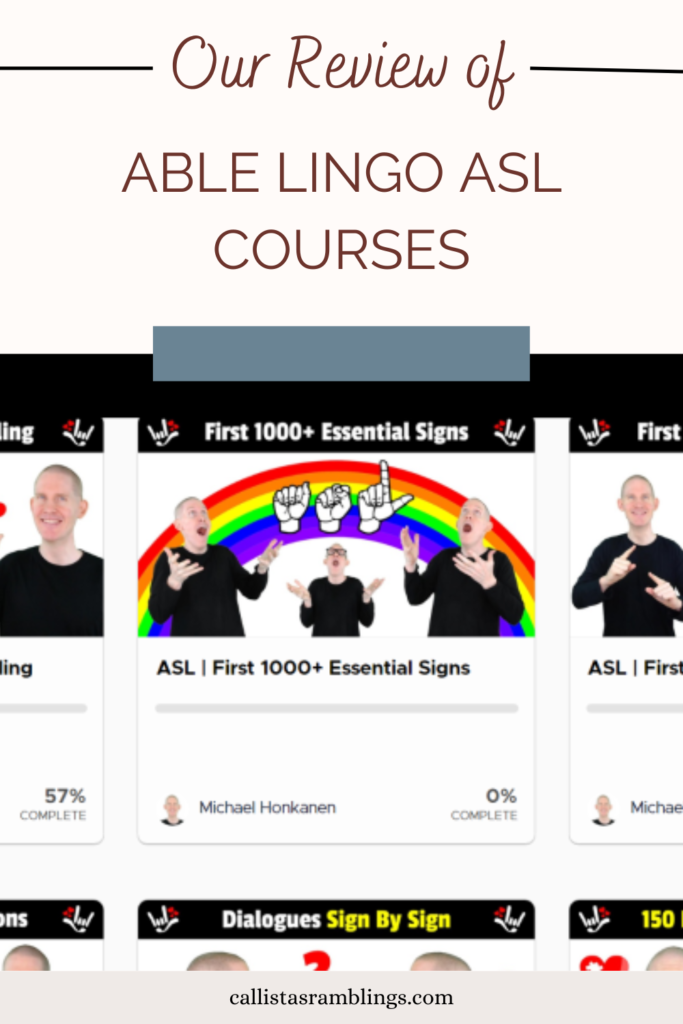 Our Review of Able Lingo ASL Courses
