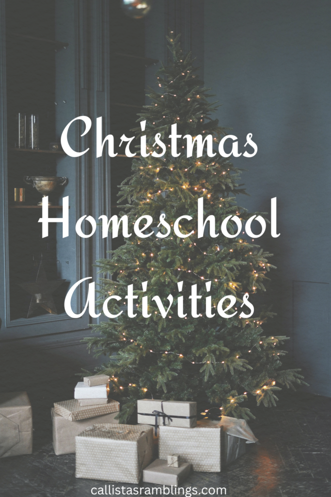 Christmas Homeschool Activities - Free, Frugal and Bigger Budget