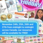 Looking for FREE educational resources for your school or homeschool? If you are Canadian you will want to check out Twinkl Canada on November 24-27th, 2023 for FOUR STRAIGHT DAYS of FREE Twinkl Downloads.