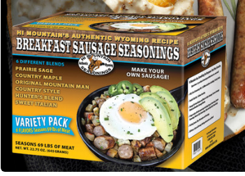Breakfast Sausage Seasonings Variety Pack by Hi Mountain Seasonings