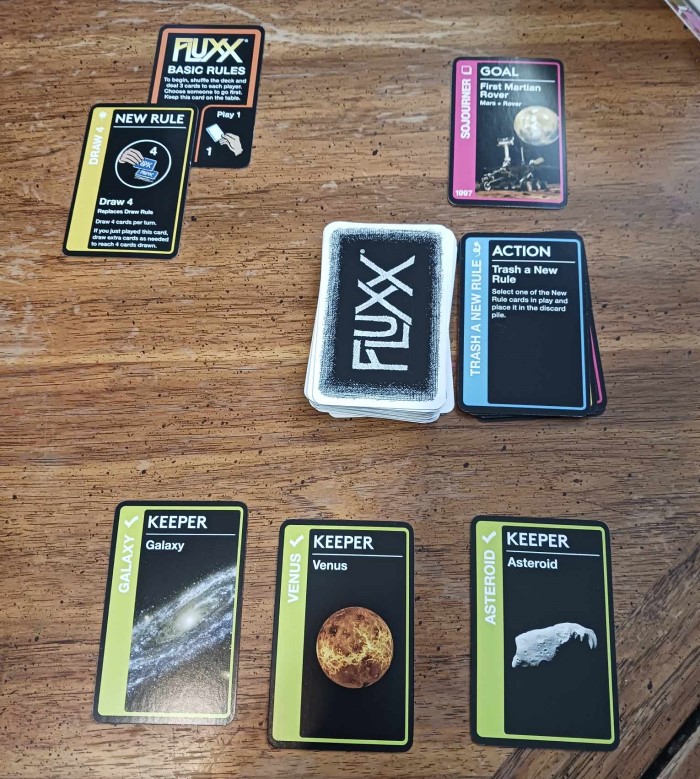 Learning With Fluxx Games - Astronomy and Anatomy Fluxx
