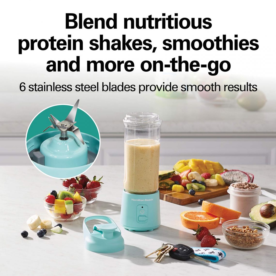 Hamilton Beach Blend Now Portable Blender