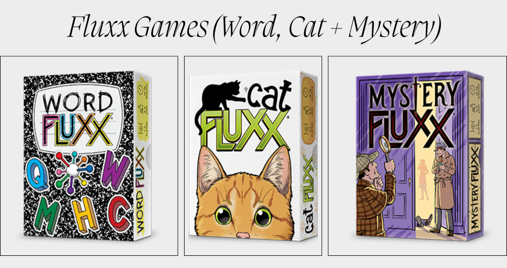 Fluxx Games (Word, Cat and Mystery)