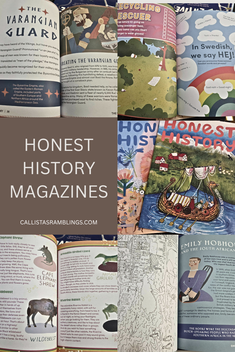 Honest History Magazines